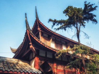 Chengdu, Çin Qing yang gong Tapınağı (yeşil keçi Sarayı)