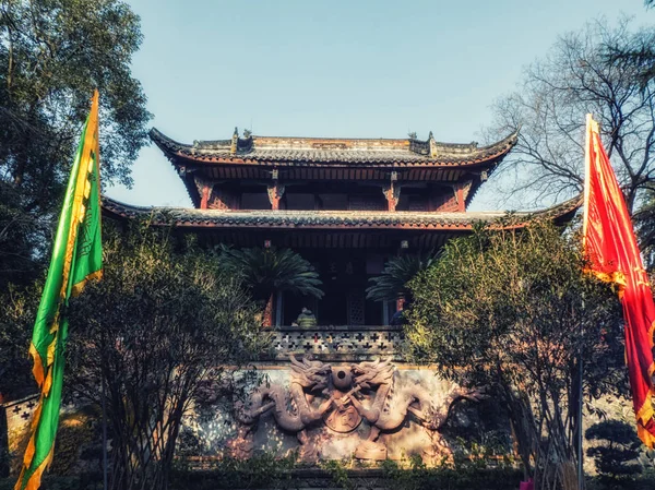 Qing Yang Gong Temple (Green Goat Palace) in Chengdu, China — Stock Photo, Image