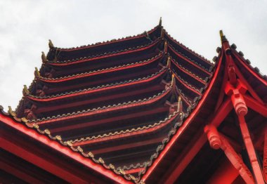 Laojun köşk - Mount Qingcheng zirvesine 
