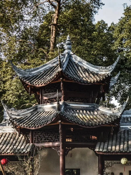 Pagoda on the grounds at Du Fu Thatched Cottage — Stock Photo, Image