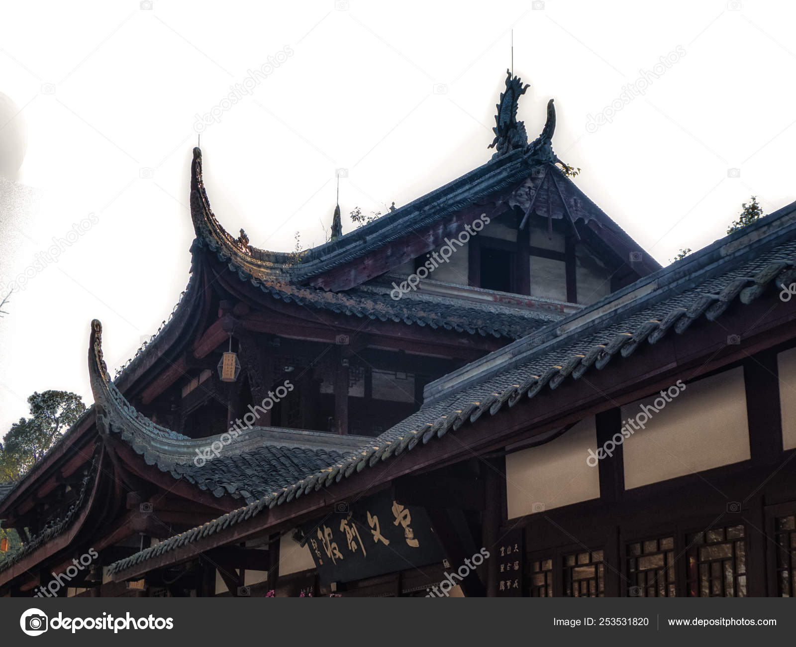 Du Fu Thatched Cottage Chengdu Sichuan Province China Stock