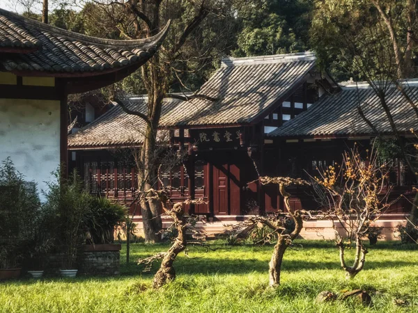 Du Fu Thatched yazlık, Chengdu, Sichuan Eyaleti, Çin — Stok fotoğraf