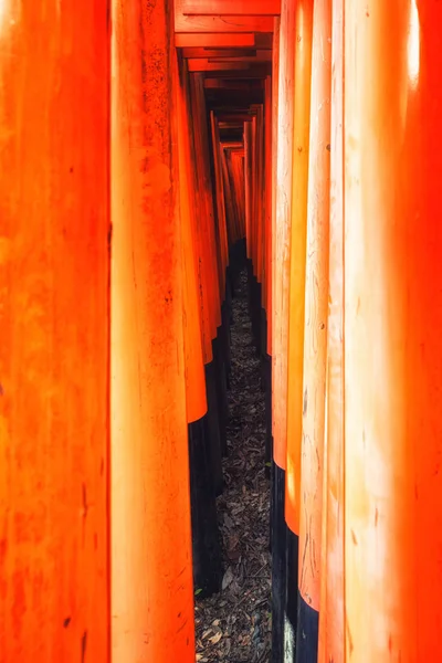 Detalle arquitectónico en Fushimi Inari Taisha en Kyoto, Japón — Foto de Stock