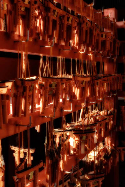 Santuario de Fushimi Inari Taisha en Kyoto, Japón — Foto de Stock