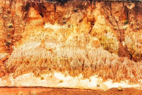Detalhes de tsingy rouge em Madagascar — Fotografia de Stock