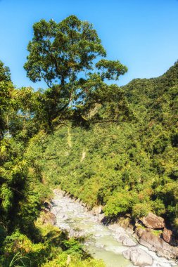 Güzel ülke yan yatay Wulai ilçe, Tayvan