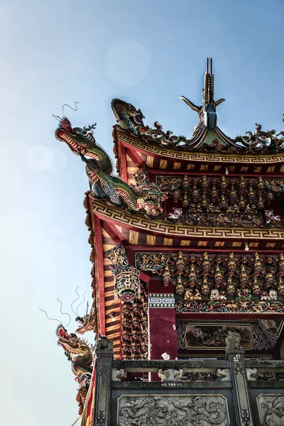 Wulai Fude Tempel Ist Ein Buddhistischer Tempel Taiwanesischen Heißen Quelldorf — Stockfoto