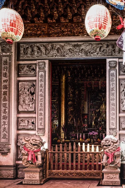 Inne Fude Temple Wulai Taiwan — Stockfoto