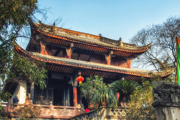 Qingyang kolostor festői helyszínen — Stock Fotó