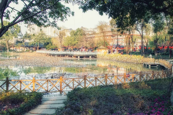 Kulturpark, chengdu, China — Stockfoto