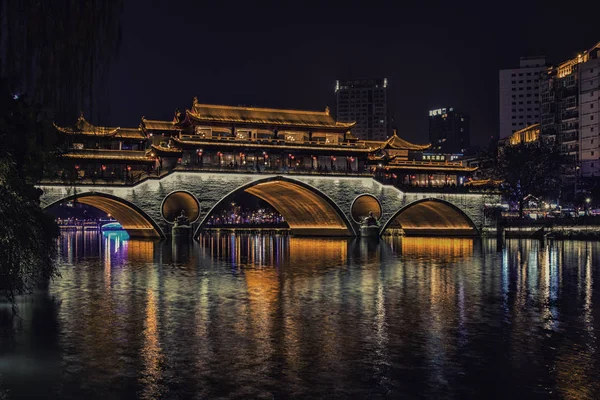 Chengdu, Čína na řece jin — Stock fotografie