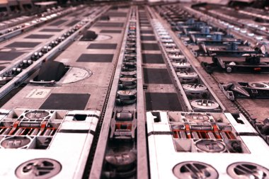 Kargo uçağının döşemesi