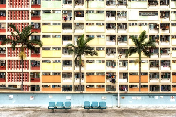 Grid appartement in Hong Kong — Stockfoto