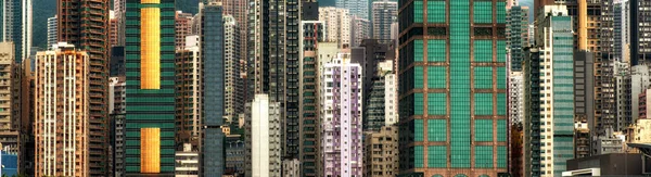 Arranha-céus em Hong Kong, China — Fotografia de Stock