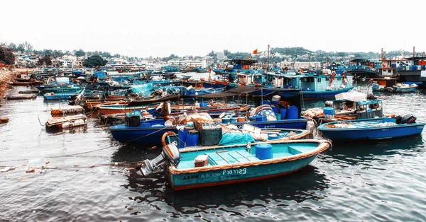 Cheung Chau Adası, Liman, Balıkçı Tekneleri, Hong Kong, Çin, Asi