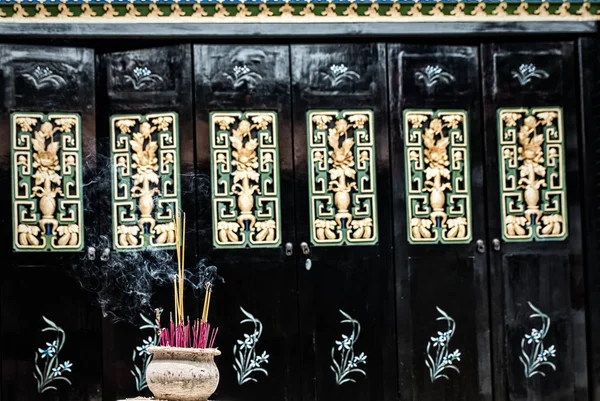Dettaglio del tempio Pak Tai. Cheung Chau. Hong Kong . — Foto Stock