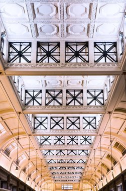 Buenos Aires 'teki emekli tren istasyonu.