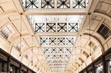 Buenos Aires 'teki emekli tren istasyonu.