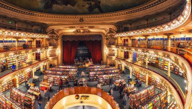 Buenos Aires, Arjantin 'deki Athe kütüphanesi.