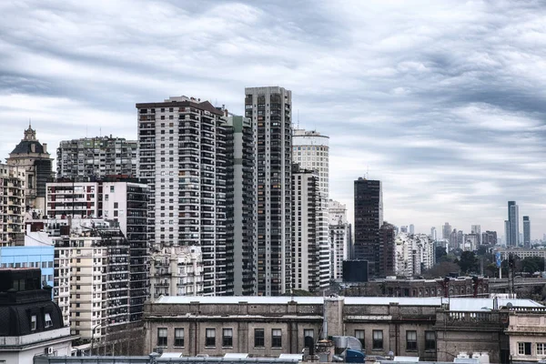 Αεροφωτογραφία Αργεντινή Μπουένος Άιρες downtown district — Φωτογραφία Αρχείου