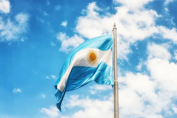 Argentinische Flagge — Stockfoto