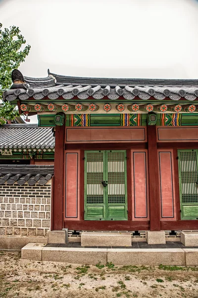 Schöne Und Alte Architektur Changdeokgung Palast Seoul — Stockfoto