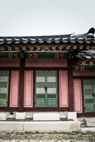 Architettura Bella Antica Nel Palazzo Changdeokgung Seoul — Foto Stock