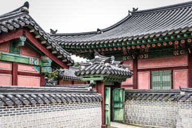 Changdeokgung Sarayı, UNESCO Dünya Mirası Sitesi, Seul, Güney Kore, Asya