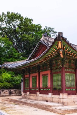 Changdeokgung Sarayı 'ndaki mimari detaylar.