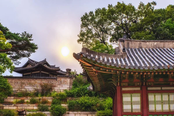 Detalles Arquitectura Changdeokgung Palace — Foto de Stock