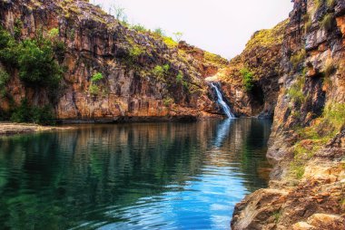 Maguk (Barramundi Gorge) - Avustralya 'nın kuzeyindeki Kakadu Ulusal Parkı' nda popüler bir yüzme havuzu.