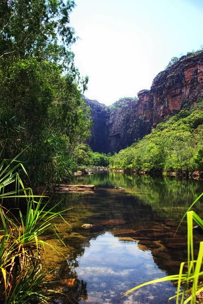 Krásná Laguna Národním Parku Kakadu Austrálie — Stock fotografie