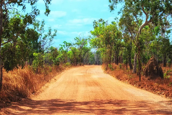 Australijski Tor Gruntowy Parku Narodowym Kakadu Terytorium Północne Australia — Zdjęcie stockowe