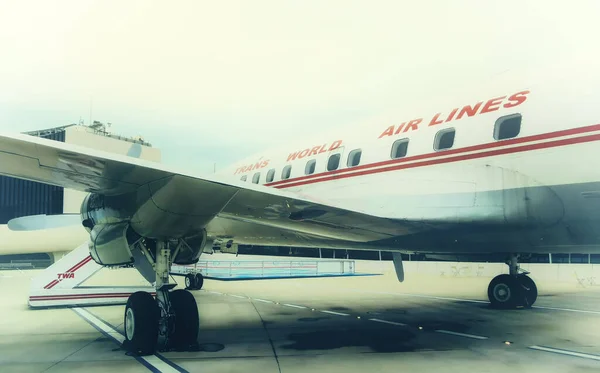 美国纽约 2020年9月29日 Twa Trans World Airlines Lockheed L1649A Starliner Aircraft — 图库照片