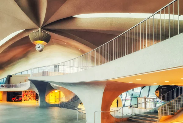 Schön Gestaltetes Twa Flight Center Von Eero Saarinens Aktualisiert Und — Stockfoto