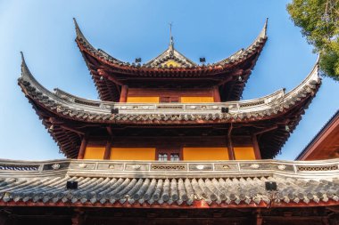 Çin, Şangay 'daki Longhua Budist Tapınağı binaları