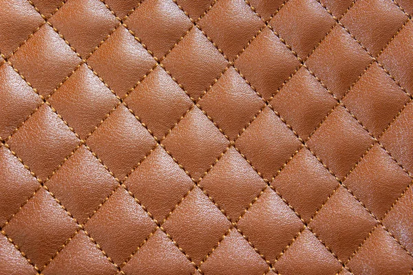 Braunes echtes Leder Textur Hintergrund, Oberfläche, Nahaufnahme — Stockfoto