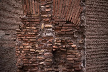 Eski kahverengi tuğla arka plan