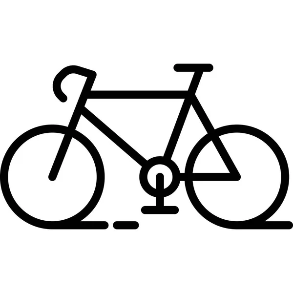 Vector del icono de la bicicleta — Vector de stock