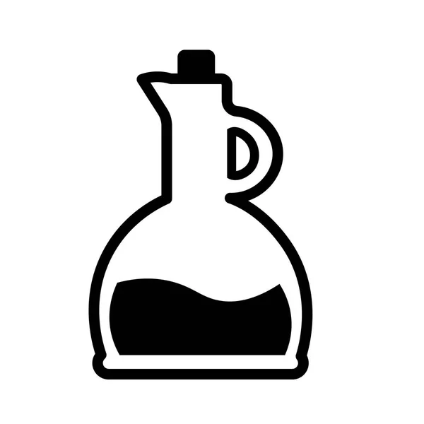 Vector de icono de botella de aceite — Vector de stock