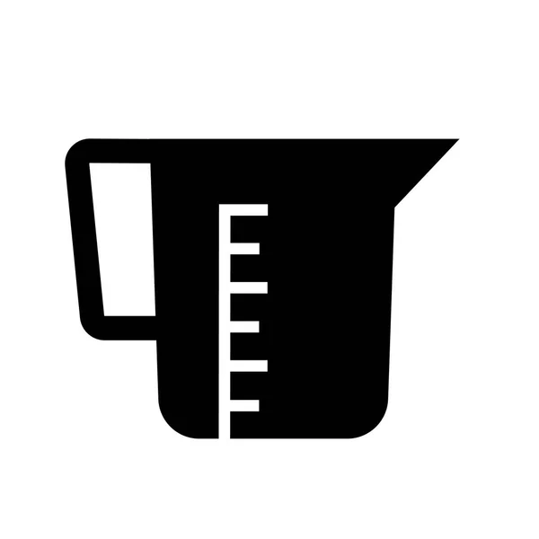 Kitchen Beaker Icon Vector — Stock Vector