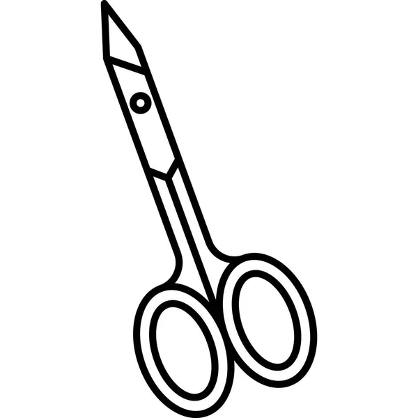 Манікюрні ножиці значок вектор — стоковий вектор