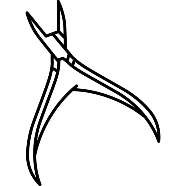 Vektor ikon zastřihovače nehtů — Stockový vektor