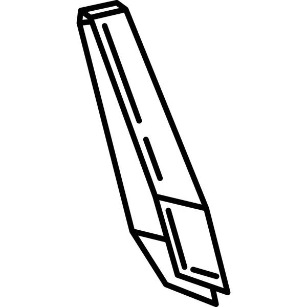 Wenkbrauw Tweezer pictogram vector — Stockvector