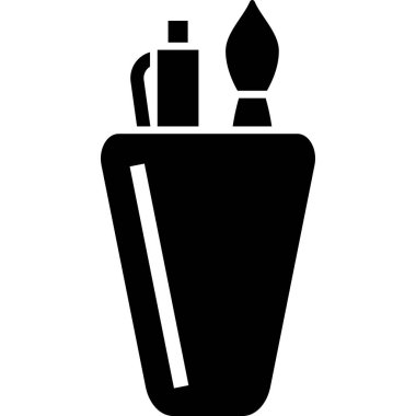 Kalem tutucu simge vektör