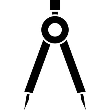 Pusula aracı simge vektör