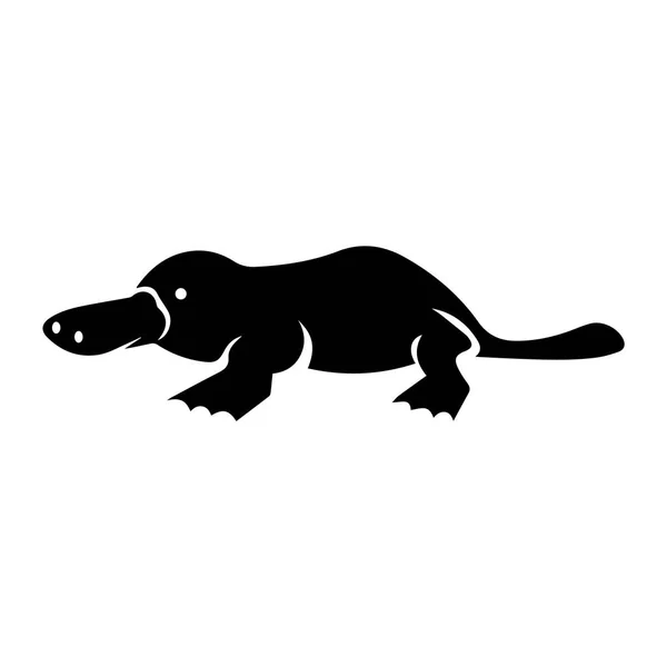 Platypus ikona wektor — Wektor stockowy