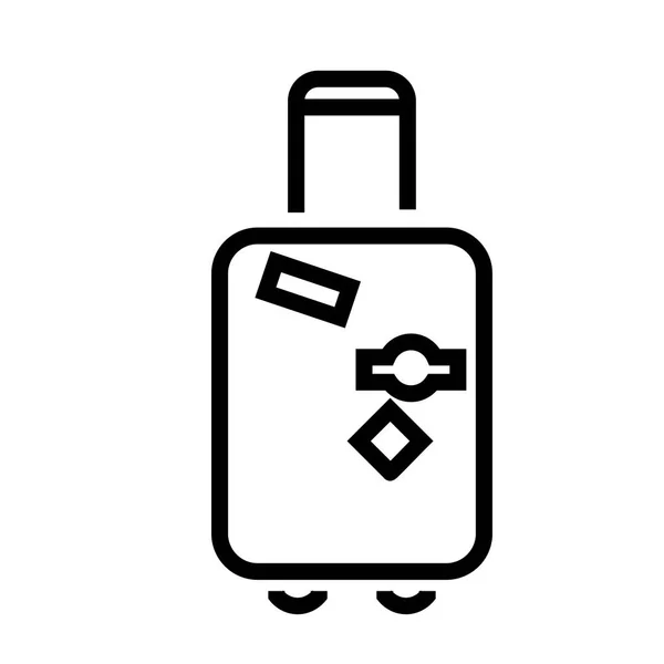 Luggage Icon Vector — Stock Vector