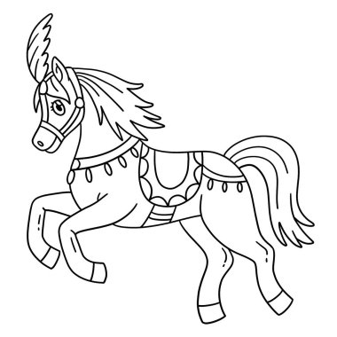 Circus Animal Horse 'un şirin ve komik renkli sayfası. Çocuklar için saatlerce boyama eğlencesi sağlıyor. Bu sayfayı boyamak çok kolaydır. Küçük çocuklar ve yeni yürümeye başlayanlar için uygun.. 