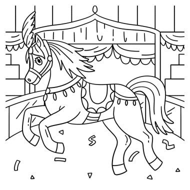 Circus Animal Horse 'un şirin ve komik renkli sayfası. Çocuklar için saatlerce boyama eğlencesi sağlıyor. Bu sayfayı boyamak çok kolaydır. Küçük çocuklar ve yeni yürümeye başlayanlar için uygun.. 